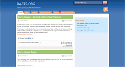 Desktop Screenshot of darts.org