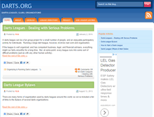 Tablet Screenshot of darts.org