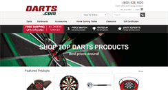 Desktop Screenshot of darts.com