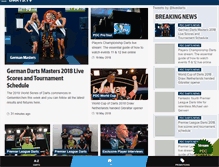 Tablet Screenshot of darts.tv